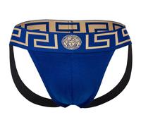 VERSACE Slip bleu / or, Taille XL