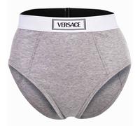 VERSACE Slip gris / noir / blanc, Taille L
