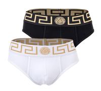 VERSACE Slip jaune d'or / noir / blanc, Taille XXL