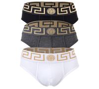 VERSACE Slip or / gris chiné / noir / blanc, Taille S