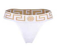VERSACE String 'TOPEKA' or / blanc, Taille L