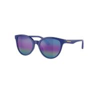 Versace Sunglass VK4427U Kids - Couleur du Monture: Bleu, Couleur de Lentille: Miroir Marron foncé et Arc-en-ciel
