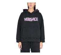Versace - SweaT-shirt avec clous - Femme - Sweatshirts et sweats à capuche - Noir - Taille: 38 FR