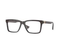 Versace - Transparent Grey Eyewear Frames - unisex - Accessoires - Gris - Taille: 56 MM