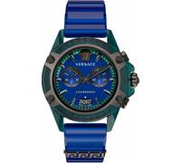 Versace, unisex, Accessoires, Bleu, Taille: ONE Size Montre Icon Active