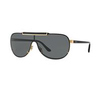 Versace, unisex, Accessoires, Gris, Taille: 40 MM Lunettes de soleil Or/Gris foncé