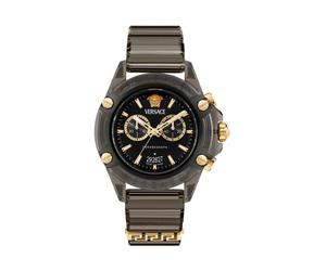 Versace, unisex, Accessoires, Noir, Taille: ONE Size New Icon Active Chronograph 44 mm