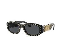 Versace Unisex Sunglass VE4361 Biggie - Couleur du Monture: Noir, Couleur de Lentille: Gris foncé