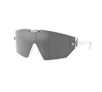 Versace Unisex Sunglass VE4461 - Couleur du Monture: Cristal, Couleur de Lentille: Gris miroir noir/bleu miroir violet