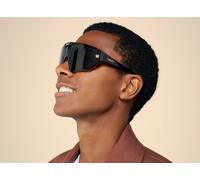 Versace Unisex Sunglass VE4461 - Couleur du Monture: Noir, Couleur de Lentille: Gris foncé/or miroir