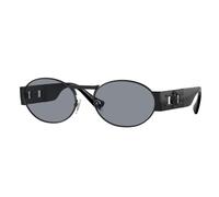 Versace Unisex VE2264 1261/1 Lunettes de soleil Acier Noir Gris Ronde Normale