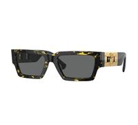 Versace Unisex Versace VE4459 542887 Lunettes de soleil Acétate Tortue Gris Carré Normale