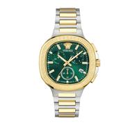 Versace - V-Chrono Square Chronograph - Femme - Accessoires - Vert - Taille: ONE Size