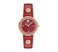 Versace - V-Tribute Montre Rouge Émail Diamant - Femme - Accessoires - Rouge - Taille: ONE Size