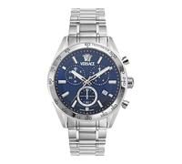 Versace VE0CA0124 Montre pour homme V-Code Chrono Bleu
