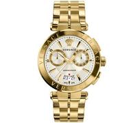 Versace VE1D01920 Aion Chronographe 45mm 5ATM Quartz Homme Argent Doré