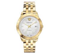 Versace VE2D00521 Univers Automatic blanc or Montre en acier inoxydable pour homme NOUVEAU