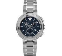 Versace VE2H00321 V-Extreme Pro Chrono 46mm Chronograph Quartz Homme Bleu Arg...