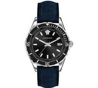 Versace Watches Ve3a00220 Watch Bleu,Argenté Homme
