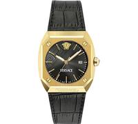 Versace VE8F00224 Antares or noir cuir Montre homme NOUVEAU