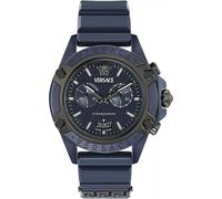 Versace VE8P00624 Icon Active Chrono violet noir hommes femmes unisexe Montre NOUVELLE