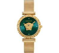 Versace VEDV01619 Palazzo Empire Greca Diamond vert or Montre en acier inoxydable pour femme NOUVELLE