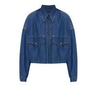 Versace - Veste en jean coupe ample - Femme - Vestes - Bleu - Taille: 38 FR