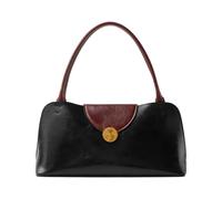 Versace - Vivian Leather East/West Shoulder Bag - Femme - Sacs - Noir - Taille: ONE Size