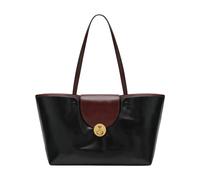 Versace - Vivian Small Coated Canvas Tote - Femme - Sacs - Noir - Taille: ONE Size