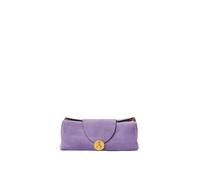 Versace - Vivian Suede Clutch - Femme - Sacs - Violet - Taille: ONE Size
