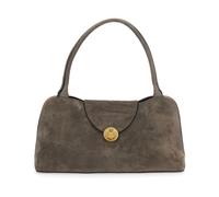 Versace - Vivian Suede East/West Shoulder Bag - Femme - Sacs - Brun - Taille: ONE Size