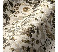 Versace Wallpaper 387066 Papier peint à fleurs Beige nacré, blanc, marron, design baroque 10,05 x 0,70 m Fabriqué en Allemagne