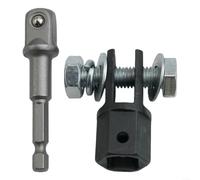 VersaGenius Foret à ciseaux 1,3 cm pour perceuse à chocs robuste | Convient pour une hocs de 1,3 cm, accélère le levage, réduit la manivelle manuelle, idéal pour le nivellement des