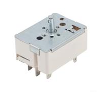 VersaGenius Interrupteur de rechange infini pour cuisinières - Design haute température - Valve de commande - Finition argentée