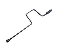 VersaGenius Manivelle pliable en métal de 19 mm pour pieds de support de | Convient aux douilles de 19 mm, en acier robuste, idéal pour les stabilisateurs de remorque, revêtement résistant à la