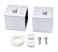 VersaGenius Poignée de contrôle de douche carrée thermostatique pour mitigeur de baignoire SMA