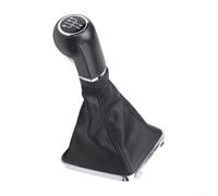 VersaGenius Pommeau de levier de vitesse pour Opel Zafira B 2005-2015 - Levier manuel avec soufflet de coffre en cuir PU noir de rechange