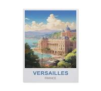 Versailles, France，1000 Pièces Puzzles Jeu De Famille Jouet Jeu Éducatif Anti-Stress Défi Difficile Puzzle pour Enfants（38x26cm）-Q80