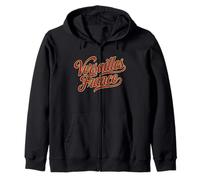 Versailles France Script Royal et Gold Print Sweat à Capuche