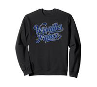 Versailles France Script Vieilli Royal and Gold Print Sweatshirt