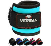 VERSAL Sangles de Cheville pour Machines à câble Fixation Multi-Gym, Manchette de Cheville pour Homme et Femme rembourré Sangle de Cheville pour haltérophilie Fitness Exercices fessiers