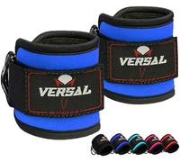 VERSAL Sangles de Cheville pour Machines à câble Fixation Multi-Gym, Manchette de Cheville pour Homme et Femme rembourré Sangle de Cheville pour haltérophilie Fitness Exercices fessiers