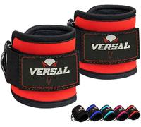 VERSAL Sangles de Cheville pour Machines à câble Fixation Multi-Gym, Manchette de Cheville pour Homme et Femme rembourré Sangle de Cheville pour haltérophilie Fitness Exercices fessiers