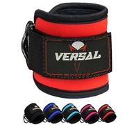 VERSAL Sangles de Cheville pour Machines à câble Fixation Multi-Gym, Manchette de Cheville pour Homme et Femme rembourré Sangle de Cheville pour haltérophilie Fitness Exercices fessiers