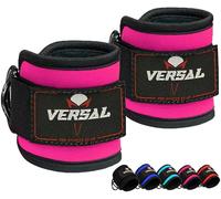 VERSAL Sangles de cheville pour machines à câble fixation multi-gym, manchette de cheville pour homme et femme rembourré sangle de cheville pour haltérophilie fitness exercices fessiers