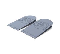 VersaLifts V2 Talonnette de levage - Idéal pour le bodybuilding, le levage olympique, les squats, la presse des jambes - Force, gris, Small