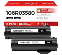 VersaLink B400 B405 Lot de 2 cartouches de toner de rechange pour imprimante laser Xerox 106R03580 106R03582 106R03584 Compatible avec imprimante laser Xerox VersaLink B400 B400N B400DN B405 B405N