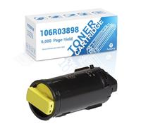 Versalink C600 C605 Cartouche de toner Jaune 106R03898 Capacité 6 000 pages Compatible avec les modèles d'imprimantes Xerox VersaLink C600 C605 Jaune