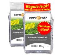 versando 20kg de chaux à gazon & chaux de jardin jusqu'à 500m² : repousse
