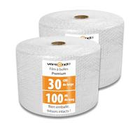 versando 2x Premium film à bulles 100m x 0,3m expédition, emballage,